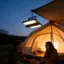 Đèn cắm trại di động DONOVANQQ, Đèn LED chiếu sáng có thể điều chỉnh độ sáng có thể gập lại, Thiết kế treo Thiết kế kích thước nhỏ gọn USB Đèn sạc tại trường làm việc