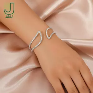 Trang sức vòng tay - Dây đeo cổ tay thời trang, Vòng tay đính đá quý đàn hồi bằng đá quý, Vòng tay mở