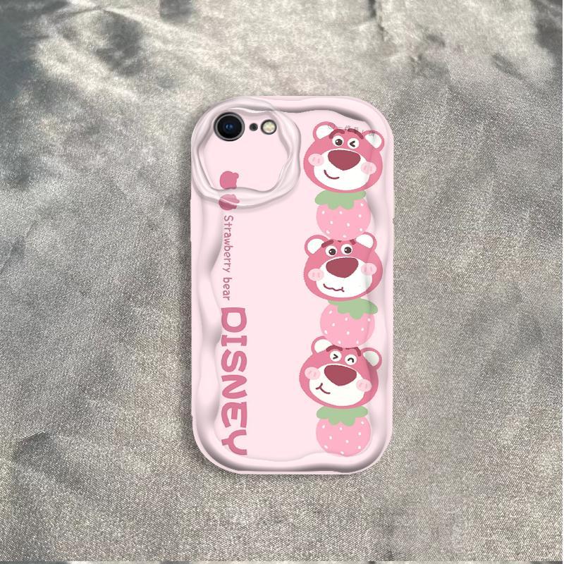Thích hợp cho iPhone 6 6S 6 Plus 6S Plus 7 8 Plus SE 2020 3D TPU mềm Lotso Bear Loopy Vỏ điện thoại chống sốc