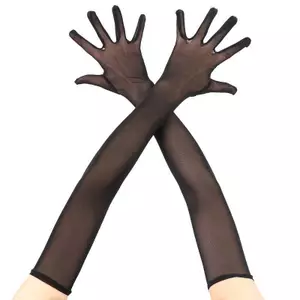 PNPIA- Găng tay ren lưới mỏng thông thường dành cho nữ S Silk gợi cảm thoáng khí