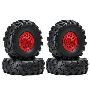 4 40mm 3mm Lục giác 0,7 "Bánh xe trung tâm Bộ lốp cho 1 / 30 SCX30 Ford Bronco Wrangler K10 Nâng cấp các bộ phận