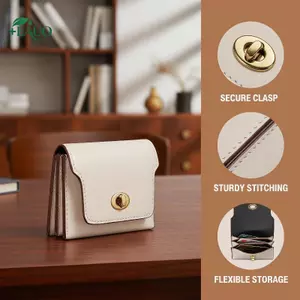 Ví kẹp ngắn nữ Springevenstar có da PU và khe cắm thẻ mở rộng cho tính di động Springevenstar