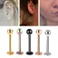 PNPIA- 10 Cái / bộ Phẫu Thuật Bóng Thép Bông Tai Thanh Môi Mũi Thanh Body Piercing Trang Sức