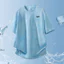 Nam Mùa Hè Bare-Feeling Ice Silk Mesh Thoáng Khí Cổ Tròn Tay Ngắn