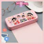 Ốp lưng kính từ tính nắp gập hình anime hoạt hình Crayon Shin-chan dành cho trẻ em