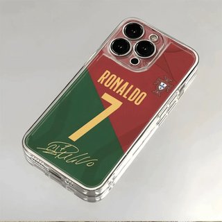 Ốp Điện Thoại Trong Suốt Phong Cách Mới Màu Sắc Phù Hợp Không. 7 Bóng Đá Thích Hợp Cho iPhone 12 13 14 15 Promax 16 17 Promax xr xs 11promax 12promax 13pro 14pro Ốp Chống Sốc Linh Hoạt