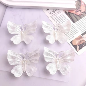 Mặt dây chuyền hình con bướm ngọc trai giả - Phụ kiện DIY phong cách Baroque
