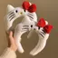 Dễ Thương Màu Hồng Mèo Kitty Sang Trọng Đầu Nữ Rửa Mặt Trang Điểm Báo Chí Tóc Nhìn Mặt Nhỏ Phụ Kiện Tóc Băng Đô Kẹp Tóc