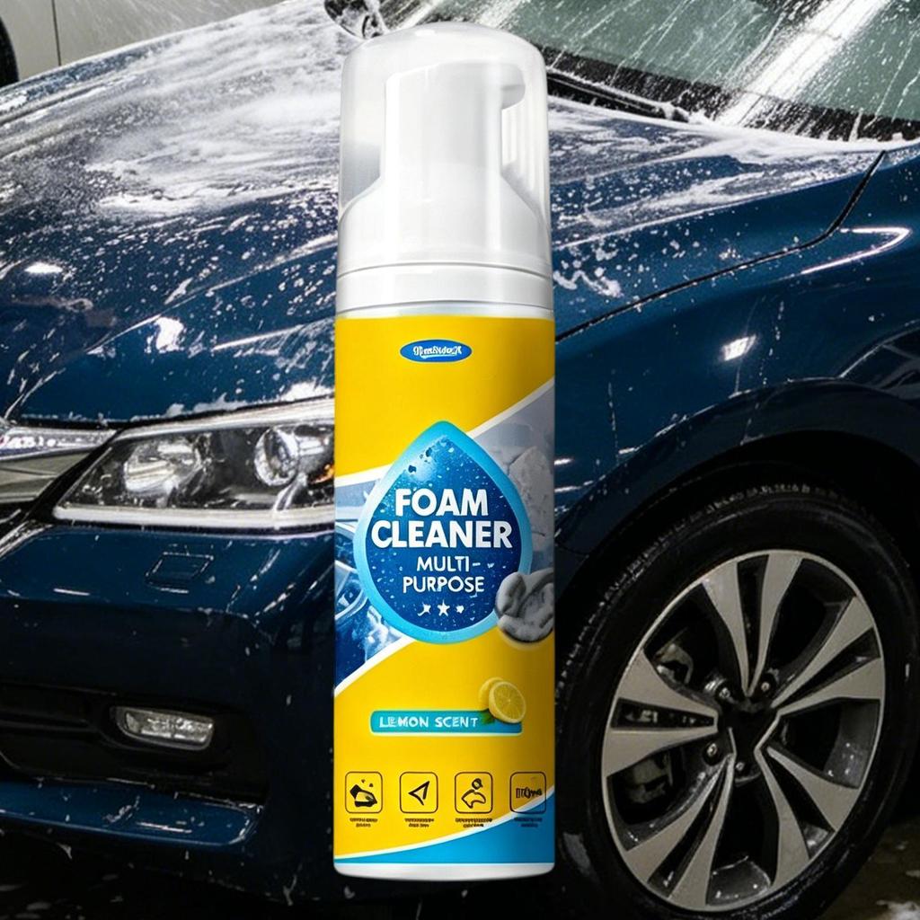 Chất tẩy rửa bọt nội thất ô tô 60ml Chất tẩy rửa thảm ô tô mạnh mẽ đa năng cho xe abrtedvn
