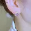 AqToCna Tròn Cubic Nữ Vòng Bông Tai Dainty Nhẹ Mạ Vàng Trang Sức Cho Ngày Của Mẹ Và Hàng Ngày Nhìn AqToCna