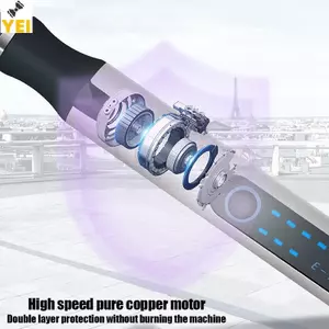 < YEI > Bút khắc điện Máy khoan khắc có thể sạc lại để trang sức Thủy tinh Chế biến gỗ Máy mài Mini Dụng cụ quay không dây Mới