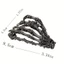 IFASIN Skeleton Tay Kẹp Tóc, Kẹp Tóc Halloween Trang Trí, Giữ An Toàn Đầu Lâu Hình Tay Mũ Xương Vuốt Kẹp Tóc Sử Dụng Hàng Ngày