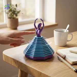 Xoay Ballina Giảm căng thẳng Trang trí máy tính để bàn Trang trí bằng nhựa ABS thanh lịch