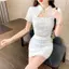 Váy liền quần ngắn tay hai mảnh kiểu Pháp Bộ đồ thường ngày dành cho nữ mùa hè