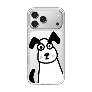 Ốp điện thoại cứng hình chú chó từ tính hoạt hình cho iPhone 17 Pro 16 Pro 15 14 Max Vỏ bảo vệ mờ mờ mờ mờ