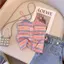 Phiên bản Hàn Quốc Áo Vest sọc ngắn phong cách giả Dopamine Co giãn Đan Camisole nhỏ