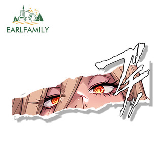 EARLFAMILY Máy Cưa Xích Người Điện Fanart Xe Dán Chống Thấm Nước Campervan Ván Lướt Sóng Cản Windows Laptop Vinyl Decal Tắc Xước Kiểu Dáng Xe