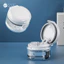Hộp niềng răng vô hình Răng giả Máy làm sạch chỉnh nha Hộp di động Hộp giữ đẹp vô hình Hộp lưu trữ EONK