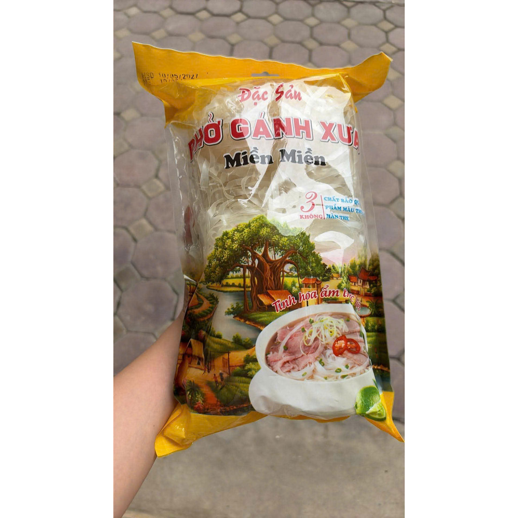 Phở Gánh Xưa Miền Miền - Phở khô không chất bảo quản, tiện lợi nấu phở tại nhà, an toàn thực phẩm