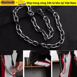 BAMBOOB Ví Dây Xích Đai Vòng Lớn Dây Đơn Rock Punk Biker Liên Kết