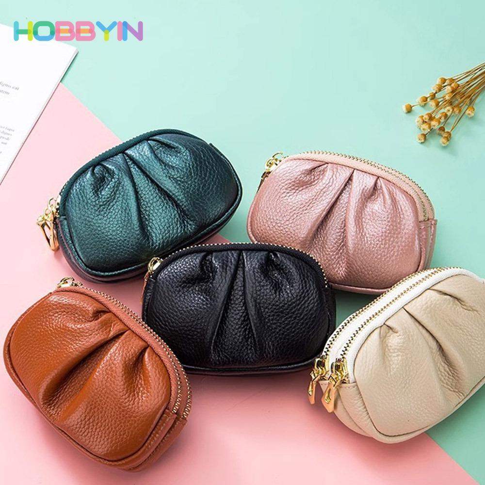 HOBBYIN Ví HOBBYIN, Ví màu trơn Mini, Túi ly hợp đa chức năng bằng da PU