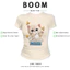 BOOM Áo Baby Tee Nữ Cotton Ôm Body-Áo Thun Ngắn Tay Y2K In Hình PhongCách Mùa Hè, Cổ Tròn Hàng Đầucách hàn quốc phong243