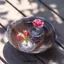 DONOVANQQ 10 Chiếc Bình Hoa Nổi Trong Suốt, Tròn Giữ Hoa Tươi Thủy Canh Giá Đỡ, Nhựa Hiện Đại Trong Suốt Nghệ Thuật Nước Nổi Hoa Trang Trí Nhà