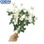 <cosyh>Faux Flower Bouquet Bendable Wire Stems Flexible Stem Wire Full Vibrant Blooms