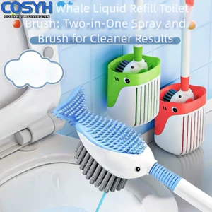 <cosyh>No Dead Angle Brush Dispensing Cleaning Feature Convenient Toilet Cleaner