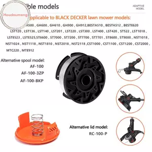 Hooudou Tông Đơ Ống Cuộn Nắp Lò Xo Cho Hươu AF-100-3ZP Cuộn Dây Cỏ Không Dây Tông Đơ Cắt Cỏ Máy Cắt Phụ Kiện Một Phần VN