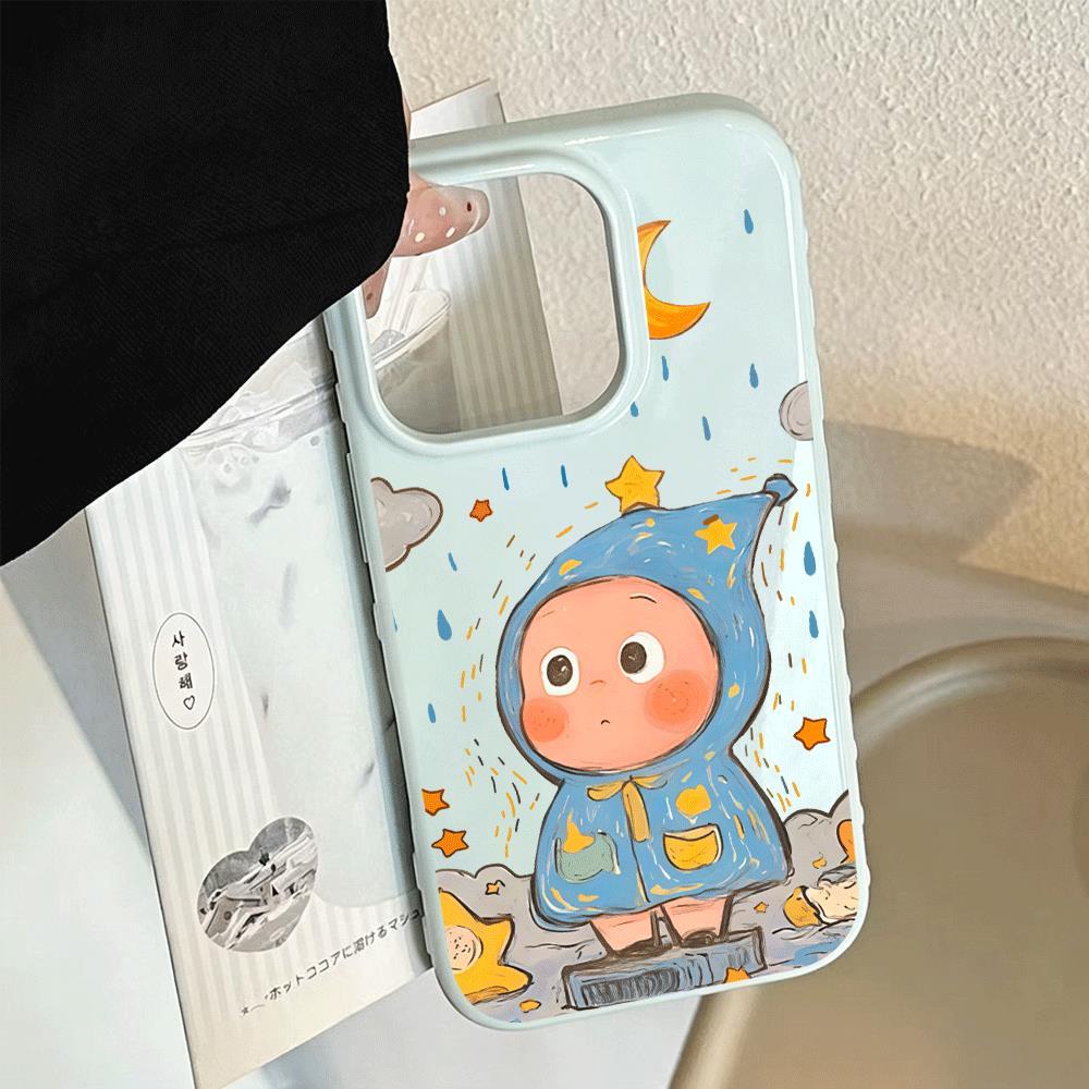 Chữa bệnh búp bê dán cho iPhone17promax trường hợp 161514plus 3 trong 1 bezel 131121