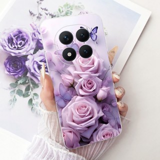 Dành Cho Xiaomi Redmi Note 15 Pro 5G 4G Vỏ Hoa Phong Cách Mới Mềm Mại Silicon TPU Ốp Lưng Cho Redmi Note 15 Pro Vỏ Điện Thoại Toàn Cầu