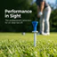NEWIDEA 5 Chiếc Golf Tee Giá Đỡ, Thiết Kế Có Thể Tái Sử Dụng Có Thể Điều Chỉnh Phụ Kiện Tập Golf, Đồ Dùng Tập Golf Hỗ Trợ Thực Hành Chất Liệu Nhựa Di Động Golf Móng Tay Golf Thực Hành