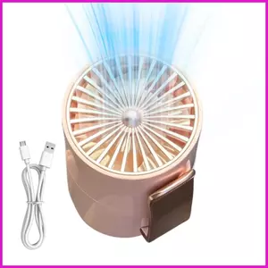 Eo Kẹp Quạt 3 Tốc Độ Gió Quạt Di Động Sạc Cho Nữ Nam Sinh Viên Du Lịch Người Làm Vườn Du Lịch Hikers lyuvn