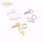 PNPIA- 2 Chiếc Kết Nối Kẹp Cho Vòng Tay Ngọc Trai Nelace Làm Hạt Cuối Mũ Dây Buộc Kẹp DIY Trang Sức Phát Hiện