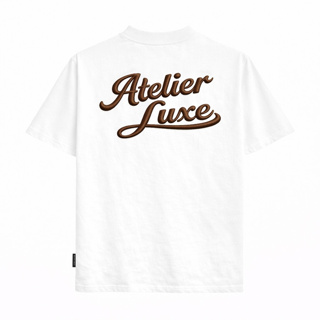 （Giao hàng 24h）Angela Áo Thun Atelier Luxe Boxy Tee Cotton 220gsm Local Brand Tay Lỡ Form Boxy Rộng Nam Nữ