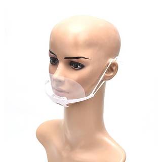 E-WOITD Tái Sử Dụng Trong Suốt Chống Sương Mù Chống Nước Bọt Miệng Tấm Che Miệng Nhựa E-WOITD