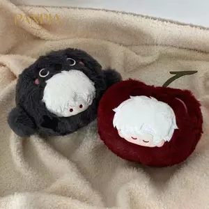 PNPIA- Anime Game Tình Yêu Và Không Gian Sâu Anh Đào Sang Trọng Mặt Dây Chuyền Nhồi Bông Mềm 10cm Búp Bê Bapa Quạ Đầu Móc Khóa Người Hâm Mộ Thu Thập Quà Tặng