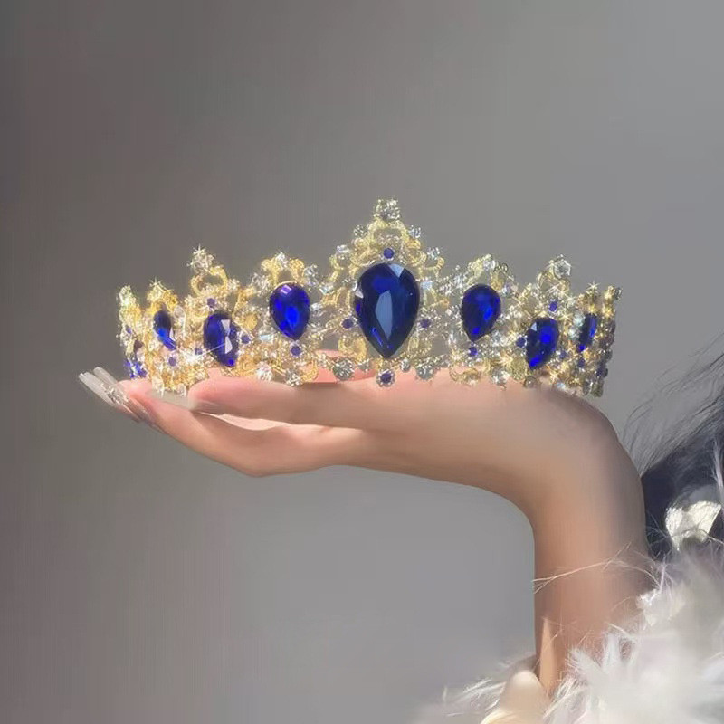 {Dream Kingdom} Đầm công chúa vương miện đính full kim cương, phụ kiện tóc, trang trí vương miện, phụ kiện ăn tối XWHR