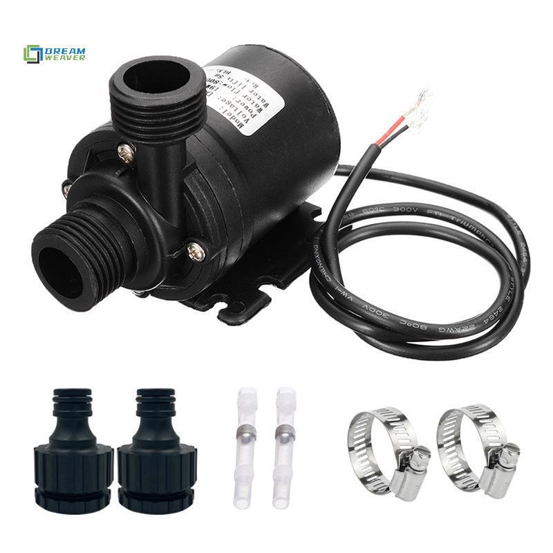 Máy bơm nước áp suất cao năng lượng mặt trời DC12V / 24V Lift 5M 800L / H Máy bơm nước bể cá chìm động cơ không chổi than Qui Break Joint mới
