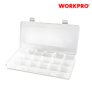 Hộp nhựa đựng linh kiện 230x115x35mm (18 ngăn) WORKPRO WP283006