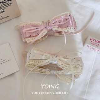 Yoing / Gentle Sweet Girl Bow Kẹp chuối lớn