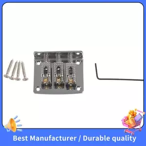 3 Dây Đàn Guitar Bóng Dây Cầu Kéo Dây Cứng Đuôi Guitar Cầu Đuôi 3 Dây Đàn Guitar Thay Thế Bạc