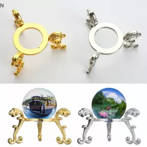 NS 1 Kim Loại Nhựa Pha Lê Bóng Đế Quả Cầu Đá Hình Cầu Bệ Trưng Bày NS