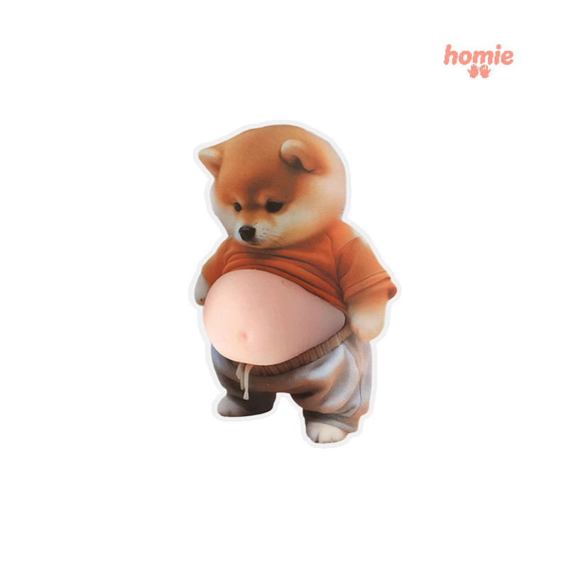 ✨Homie✨Miếng dán cản xe bằng silicon mềm, họa tiết động vật dễ thương, trang trí nhà cửa và xe hơi.