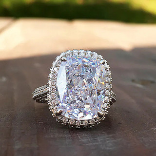 Nhẫn Zircon Bạc S925 Trang Sức Thời Trang Đơn Giản Quà Tặng Nữ Mặc Hàng Ngày