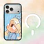 Ốp Điện Thoại Từ Tính Dễ Thương Cry Girl Cho iPhone 16 15 14 Plus 13 17 Pro Max 17 Air Case Chống Sốc Bảo Vệ Vỏ
