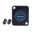 Nhíp D loại Kim loại USB Soet Đầu nối thẻ đôi USB 3.0 Bảng kết nối gắn VN