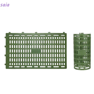 SAIA Sapling Tree Cover, Xanh lá cây có khóa Bảo vệ thân cây, Lỗ thoáng khí cao cấp PP Có thể điều chỉnh Bảng cây sân vườn Cảnh quan ngoài trời