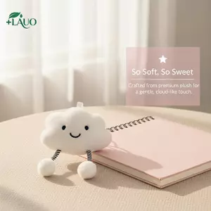 Springevenstar Mây Trắng Dễ Thương Sang Trọng Móc Khóa Mặt Dây Chuyền Lông Tơ Kawaii Túi Quyến Rũ Cho Bé Gái Mềm Nhồi Bông Phụ Kiện Trường Học Hoặc Ví Sử Dụng Springevenstar